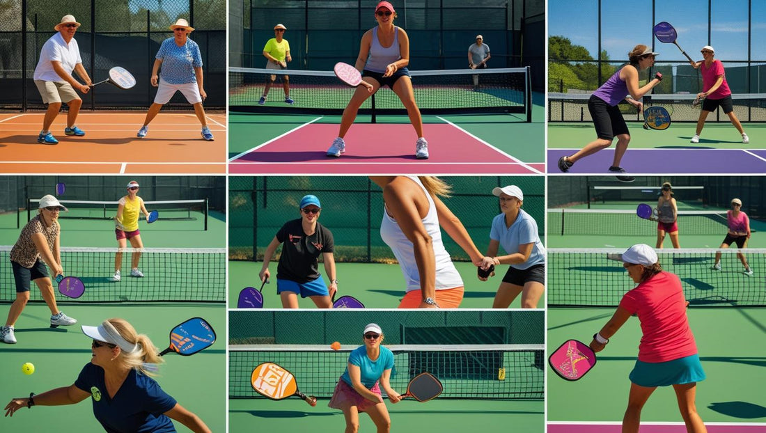 Pickleball paddle game types