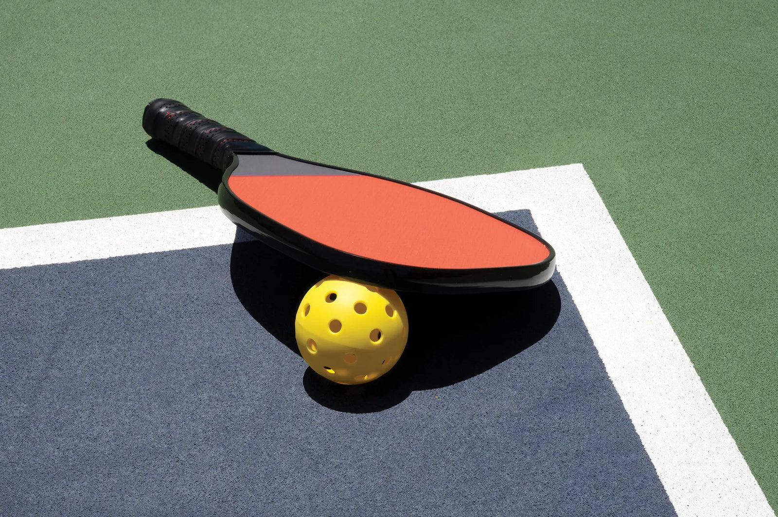 What does a pickleball look like?