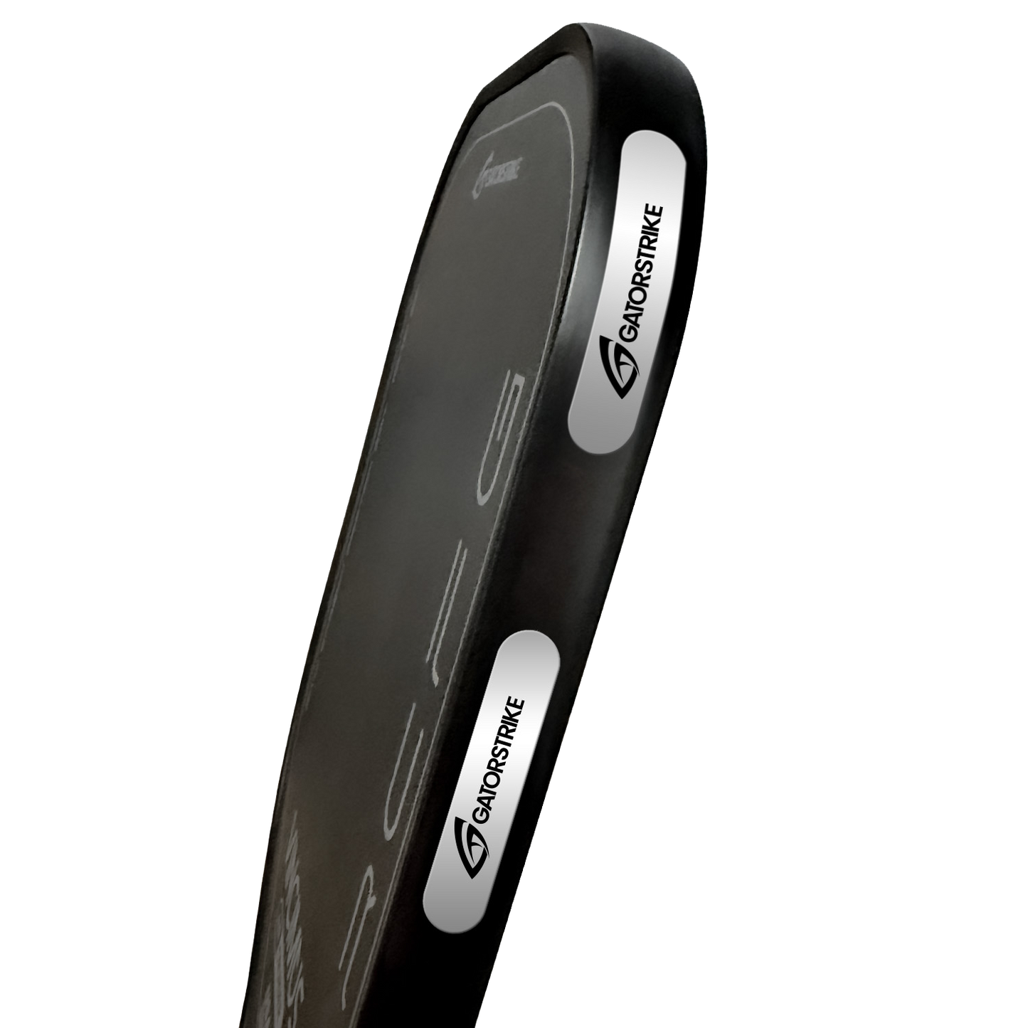 A close-up of a rectangular black Weight Tape (10 Pack - 50 Pack), a must-have pickleball accessory, featuring white GATORSTRIKE logo labels on the sides. The background is plain white.